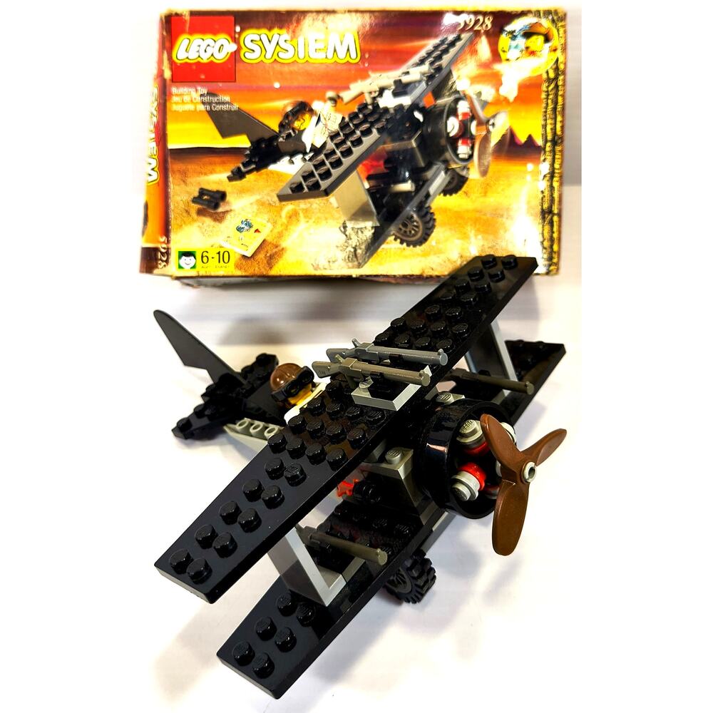 Lego 5928 System Adventure HARRY CANE'S BIPLANE, Complete, Used, See Pics/Descr/